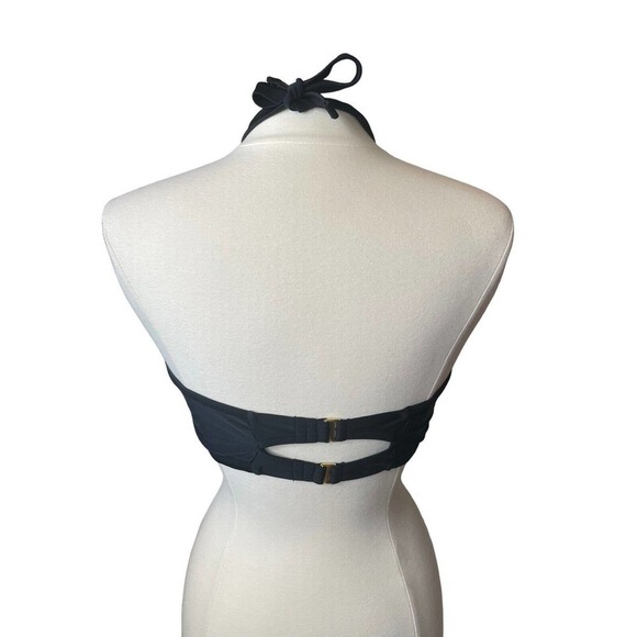 Swimsuits For All Black Macramé Bandeau Bikini Top Size Large - Picture 5 of 7